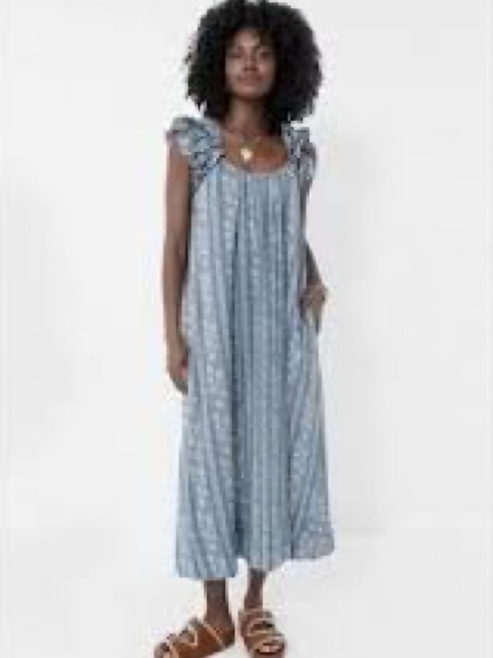 The Great Cascade Dress Women Size 0 Blue